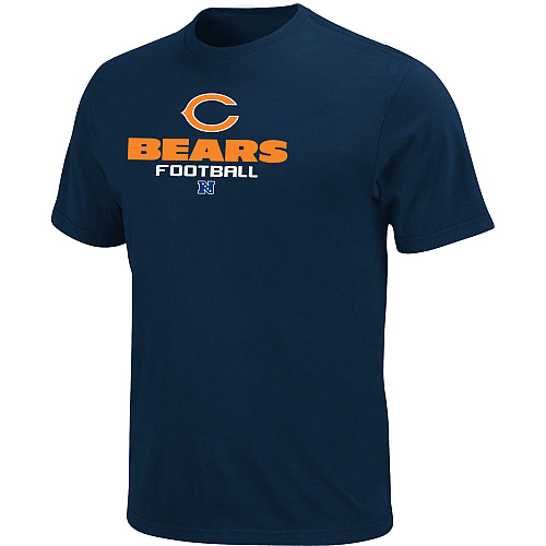 Chicago Bears Big & Tall Critical Victory NFL T-Shirt - Navy Blue